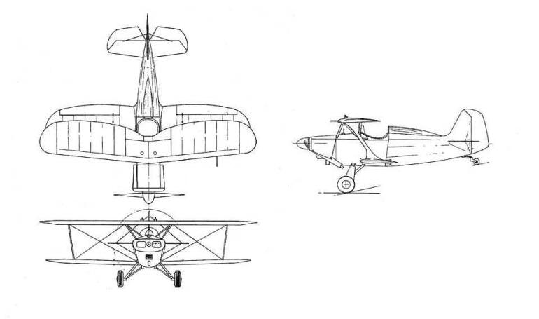 STOLP SA-100 Starduster SA10 3D view