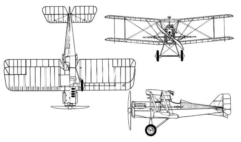 RAF SE-5A RAF SE-5A Replica SE5A 3D view