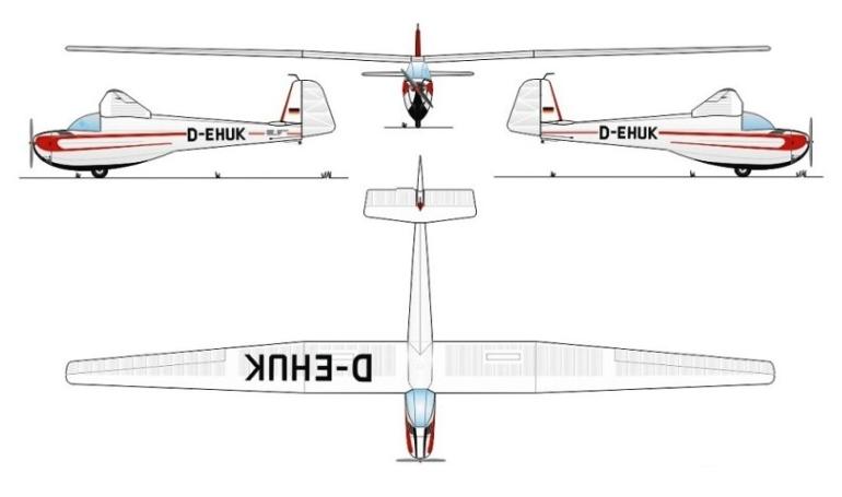SCHEIBE SF-24 Motorspatz SF24 3D view