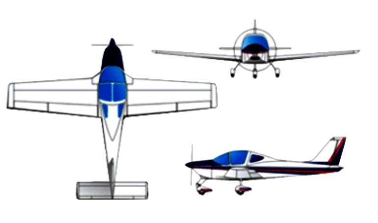 TECNAM P-2002 Sierra TECNAM P-2002 SIRA 3D view