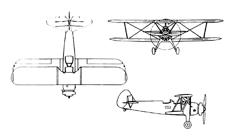 STEARMAN 6 Cloudboy STEARMAN YPT-9 ST6 3D view
