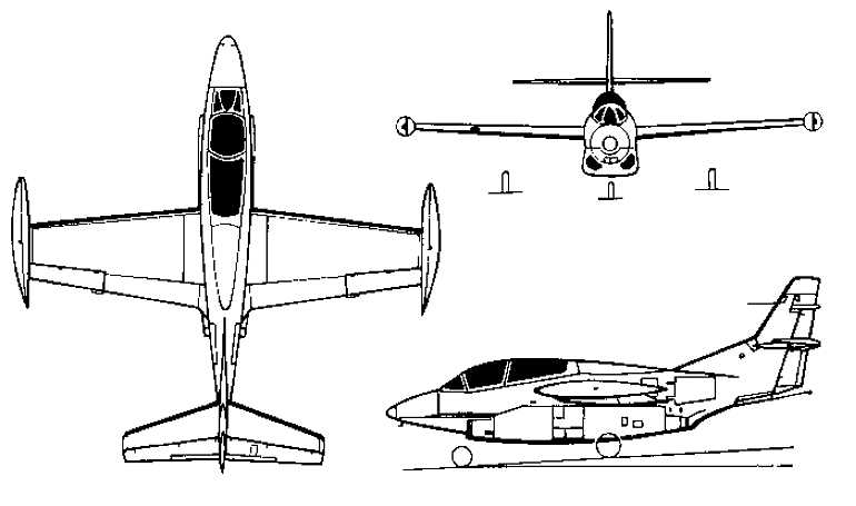 NORTH AMERICAN T-2 Buckeye NORTH AMERICAN ROCKWELL T-2 Buckeye ROCKWELL T-2 Buckeye T2 3D view