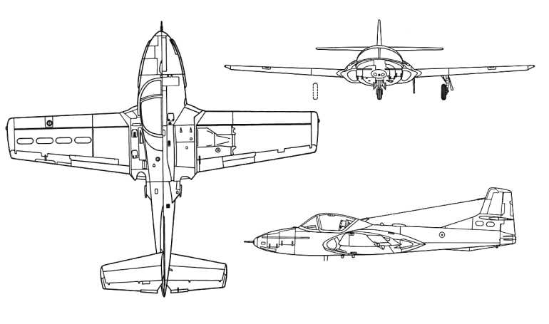 CESSNA 318A CESSNA 318B CESSNA 318C CESSNA T-37 T37 3D view