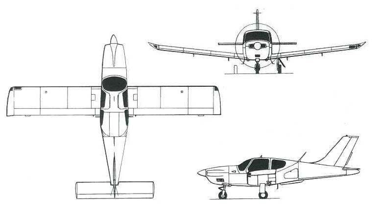 SOCATA TB-21 Trinidad TC TB21 3D view