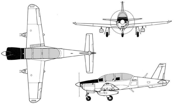 AEROSPATIALE TB-30 Epsilon OGMA TB-30 Epsilon SOCATA TB-30 Epsilon TB30 3D view