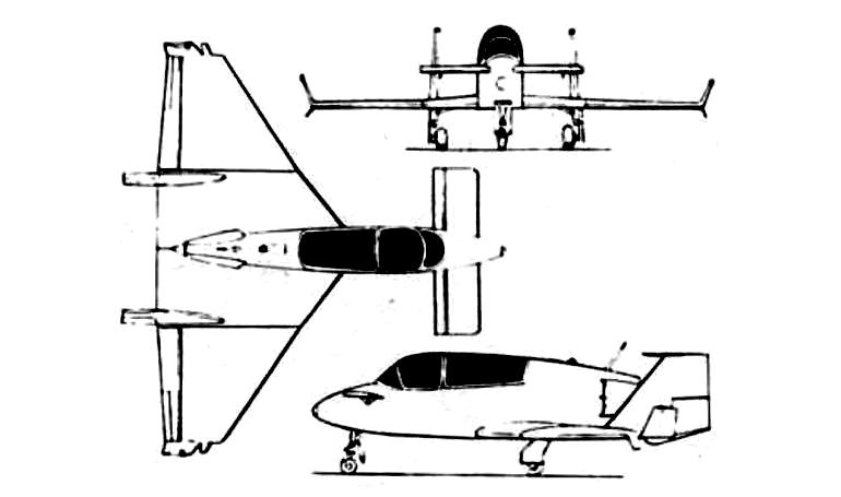 RUTAN 27 VariViggen RUTAN 32 VariViggen VVIG 3D view