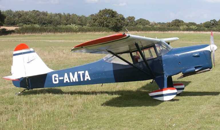 AUSTER J-5F Aiglet Trainer AUSTER J-5K Aiglet Trainer AUSTER J-5L Aiglet Trainer AIGT aircraft photograph