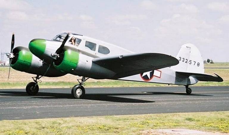 CESSNA AT-8 Bobcat CESSNA AT-17 Bobcat CESSNA Crane CESSNA T-50 Bobcat CESSNA UC-78 Bobcat T50 aircraft photograph